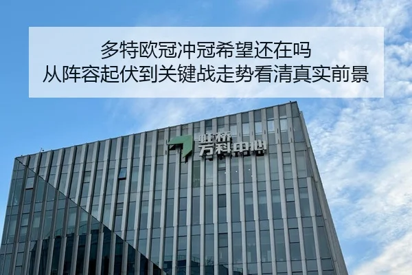 多特欧冠冲冠希望还在吗 从阵容起伏到关键战走势看清真实前景